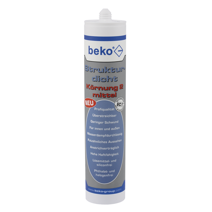 beko Strukturdicht weiß-strukturiert 310ml fein / mittel / grob-Dichtstoff-4036421230111-MM Farben