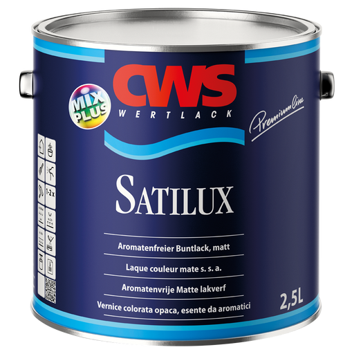 CWS WERTLACK Satilux 0,75L / 2,5L-Lack-MM Farben