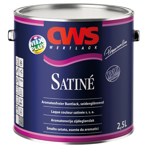 CWS WERTLACK Satiné 0,75L / 2,5L-Lack-MM Farben