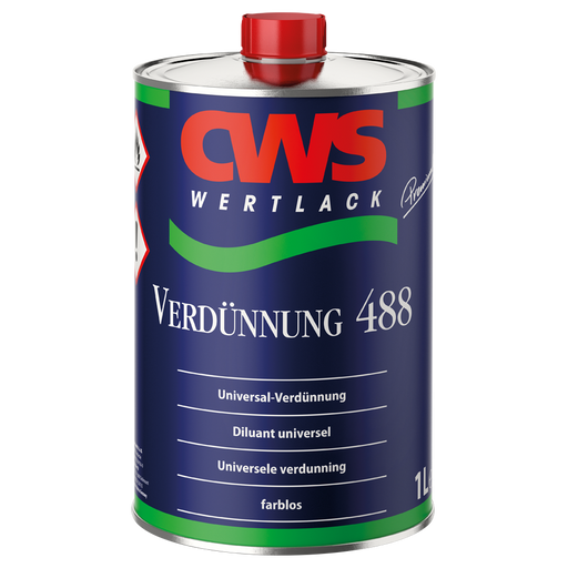 CWS WERTLACK Verdünnung 488 1L / 3L-Verdünner-MM Farben
