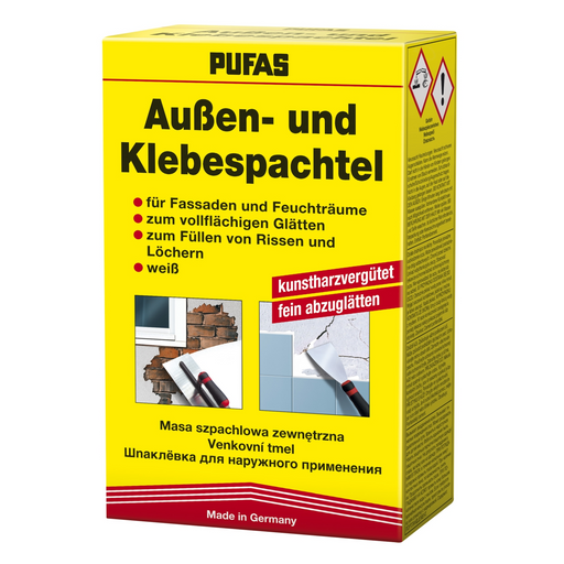 Pufas Aussen- und Klebespachtel 1kg / 5kg-MM Farben