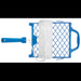 Storch 2-Teiliges Roller-Set 19cm K47 Weiß 6mm Bügel Fest Gitter PET22-4001941148413-MM Farben