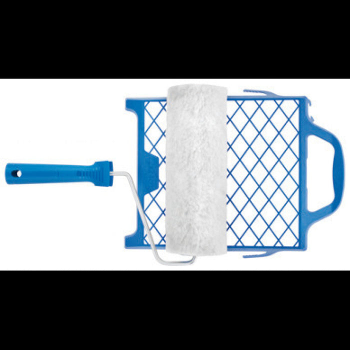 Storch 2-Teiliges Roller-Set 23cm K47 Weiß 6mm Bügel Fest Gitter PET22-4001941148420-MM Farben