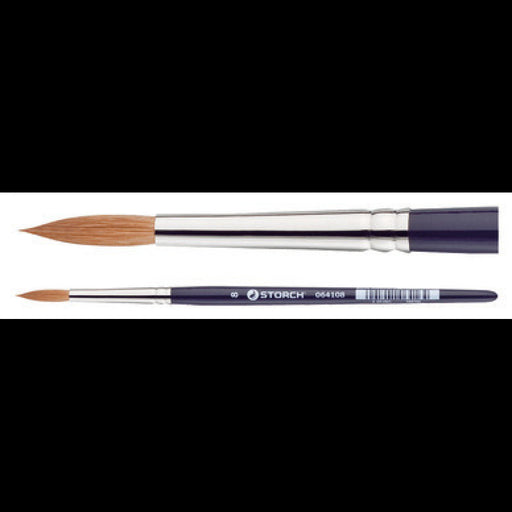 Storch Aquarellpinsel Gr.0 Rotmarderhaar-4001941990166-MM Farben