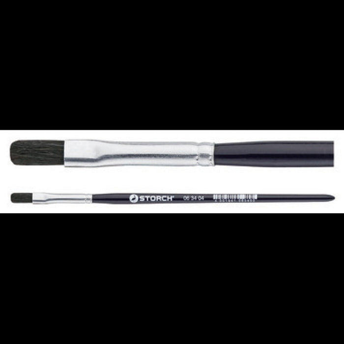 Storch Ausbesserungspinsel Gr.8 Rindhaar Dunkel Gespitzt-4001941063426-MM Farben