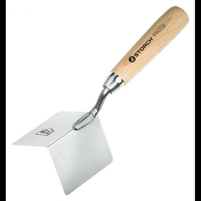 Storch Außeneckenkelle 80x60x60mm Edelstahl Holzgriff-4001941041936-MM Farben