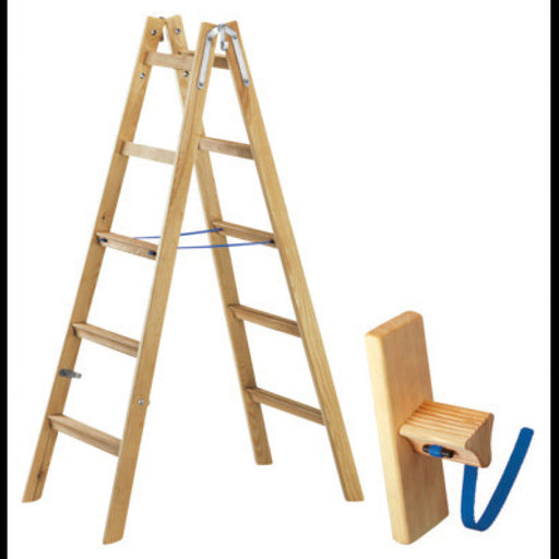 Storch Ergoholzstehleiter 2x4 Sprossen-4001941054288-MM Farben