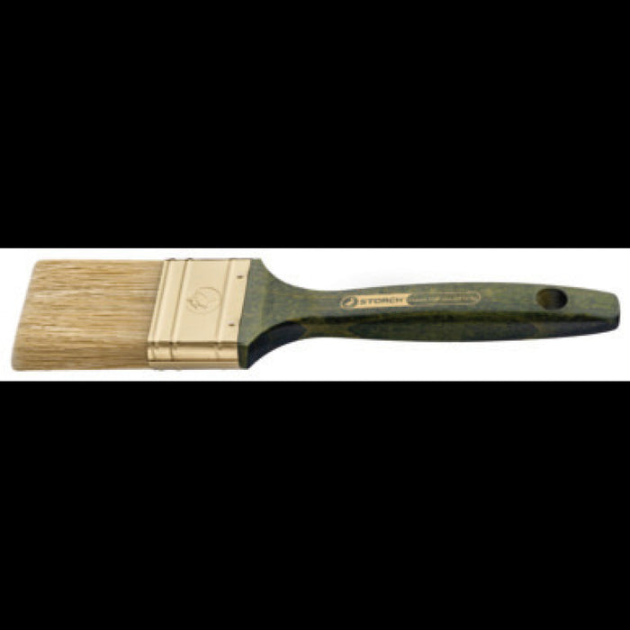 Storch Flachpinsel 20mm ClassicTop mix Helle Borsten Grüner Holzstiel Profi-4001941065154-MM Farben