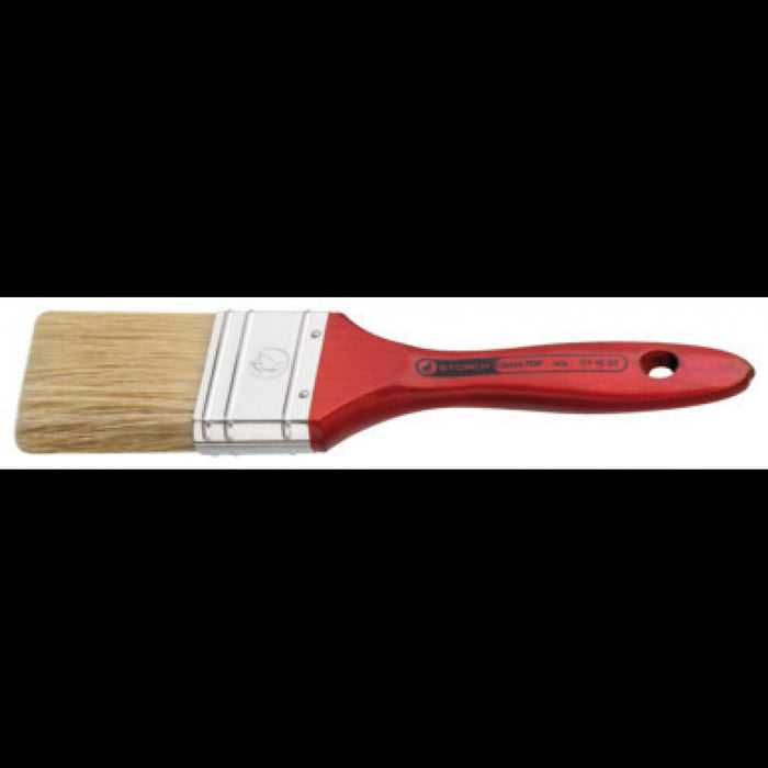 Storch Flachpinsel 60mm ClassicTop Helle Borsten Holzstiel lasiert Profi-4001941041660-MM Farben