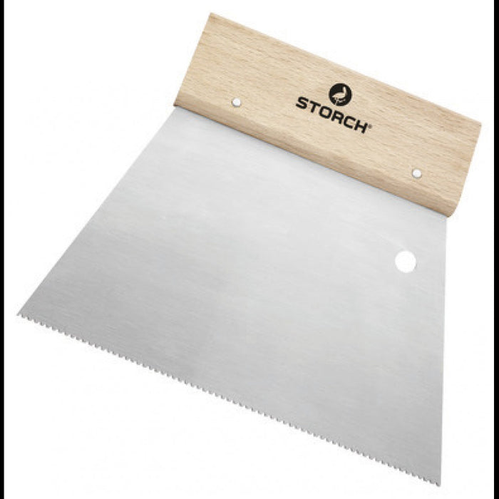Storch Trapezzahnspachtel B3 250mm Holzgriff-4001941328679-MM Farben