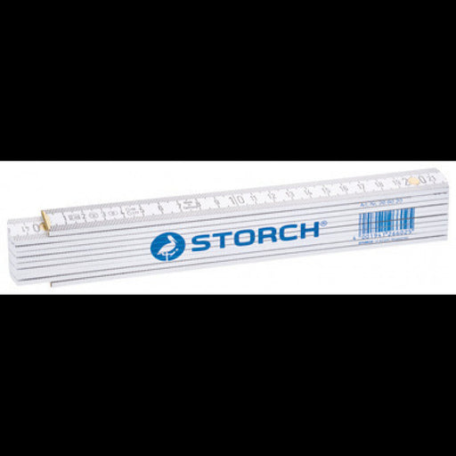 Storch Zollstock 2m Holz 10 Glieder-4001941266025-MM Farben